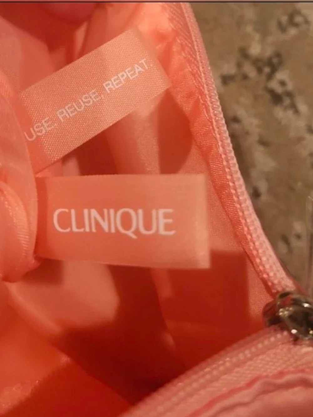 Clinique pink satin